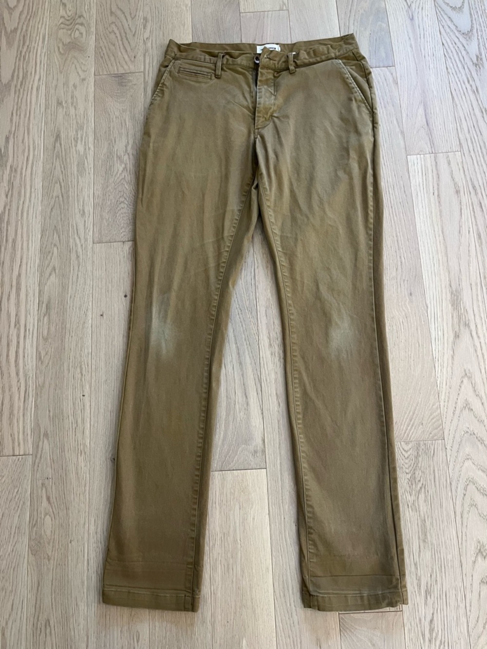 Taylor Stitch Slim Chino — 32x32 — Dark Khaki - 100% Cotton